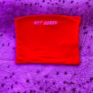 Never Apologetic Top - Orange